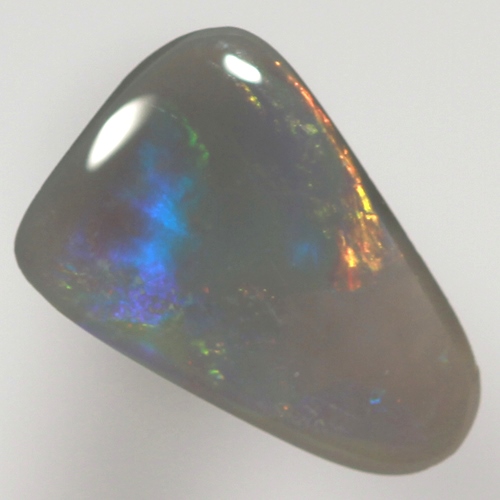 SOLID SEMI BLACK OPAL Bright flashes of fire